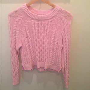 H&M bubble gum pink sweater